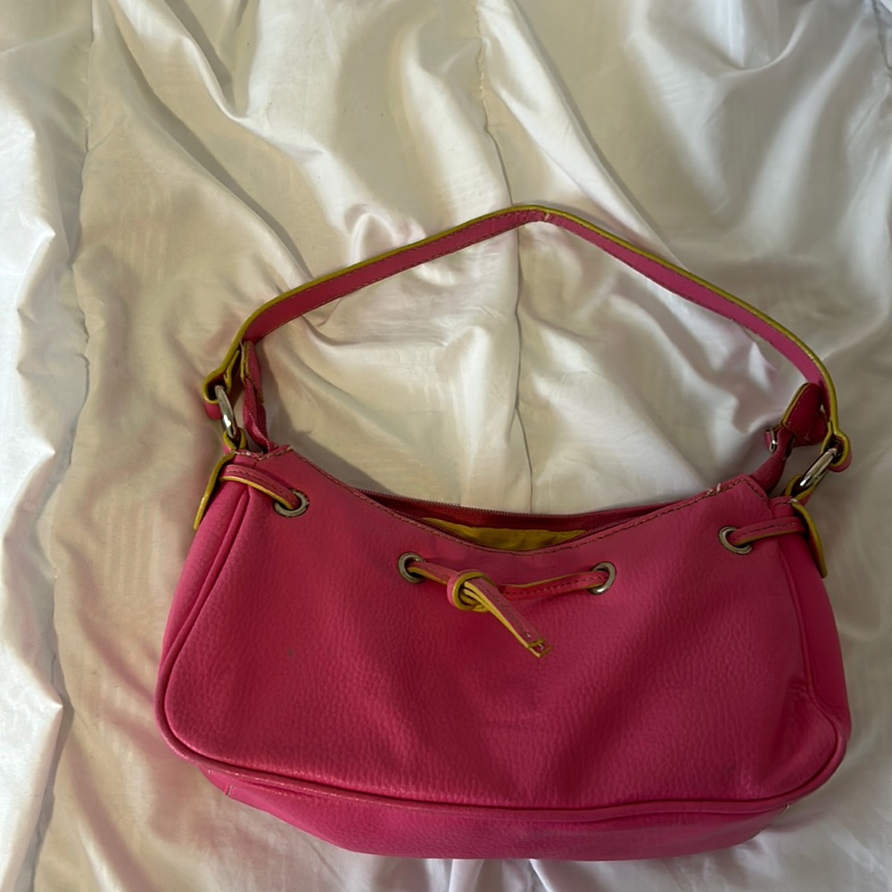 Pink shoulder bag